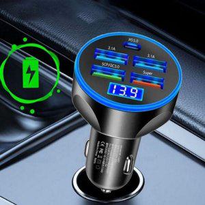 초고속 충전기 고속 시거 멀티포트 차량용 스마트폰