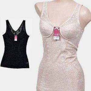 치마 인견 올인원 시스루 레이스 여성 보정 바디쉐이퍼