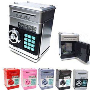 자동 장난감 어린이 동전 저금통 비밀번호 코인 금고