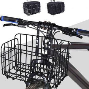 탈부착 수납 접이식 바구니 핸들 자전거 미니벨로