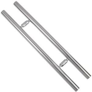 업소용 스텐 문 양문형 손잡이 실버 유리 강화 교체