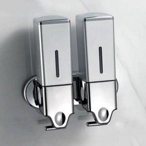 샴푸 핸드워시 실버 호텔 벽걸이 린스 욕실 통 디스펜서