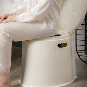 노인 어르신 간이 화장실 이동형 이동식 변기 실내 캠핑