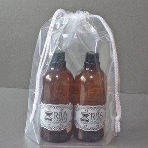 투명 비닐 조임 더스트백 주머니 복주머니 방수 파우치