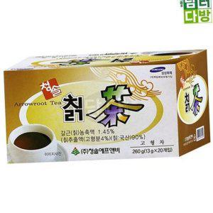 간편한 칡차 건강 국산 전통차 환절기 휴대용 스틱 고형