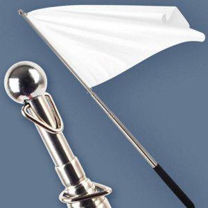 경량 7단 안테나형 깃대 여행용 휴대용 접이식 가이드용 인솔대