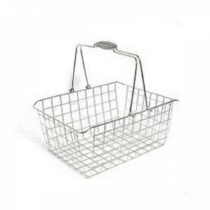 다용도 주방 스테인레스 수납 정리 철제 와이어 바구니 손잡이