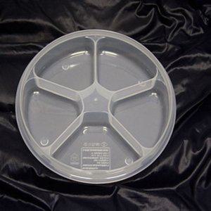 도시락통 밀폐 나들이용 원형 도시락 플라스틱 용기 찬합 어린이집