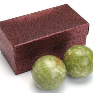 마사지 볼 안마기 원형 지압 휴대용 옥 선물용