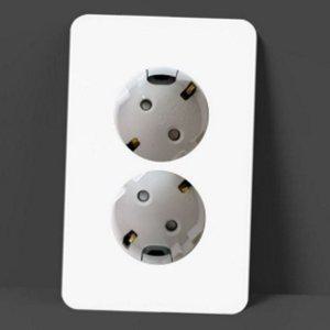 매입형 간편 벽면 2구 생활용 매립형 제품 콘센트