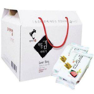 반찬 맛김 녹차 모음 선물 명란 소포장 도시락