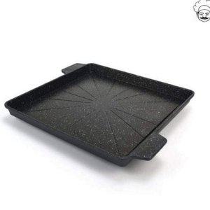 사각 직화 삼겹살 구이 논스틱 가정용 불판 로스