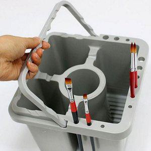 수채화 미술용 화가용 그림용 팔레트 물통