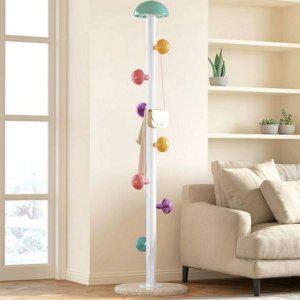 아이 방 이동식 스탠드 옷걸이 거실 원목 행거