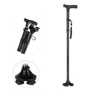 어르신 안전 용품 실버 휴대용 보행 지팡이 접이식 가벼운