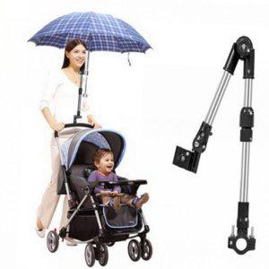 유모차 자전거 휠체어 거치대 관절형 양산 전동차 우산