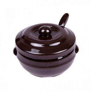 작은 덮개 장독대 세라믹 주방 다용도 항아리