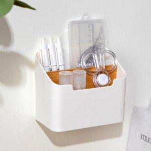 정리함 소품 플라스틱 리모컨 멀티 벽걸이 수납함 다용도