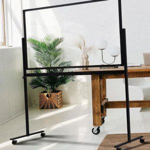 이동형 바퀴 유리 양면 보드 이동식 강의용 칠판 사무용