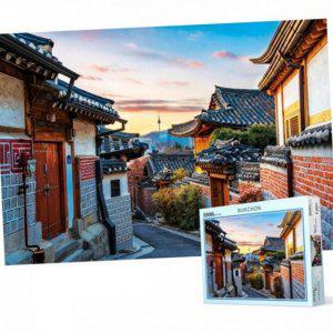 취미용 북촌 명화 한옥 퍼즐 1000피스 직소 수집용