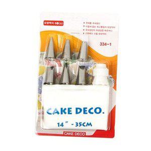 짤주머니 깍지 제빵 케이크 크림 6종 베이킹 재사용