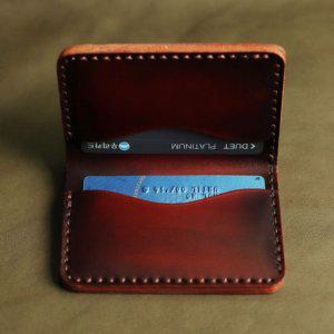 카드 지갑 소가죽 지폐 수제 수납 접이식 명함