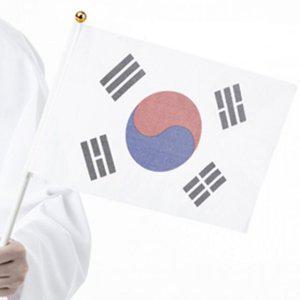 행사용 기념품 깃대 국기봉 손국기 태극기 휴대용 국경일