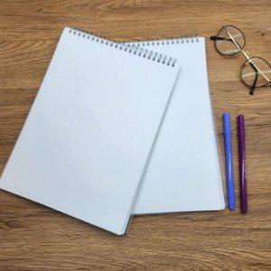 학용품 노트 메모노트 무지 스프링 드로잉 무선 a4 세로형