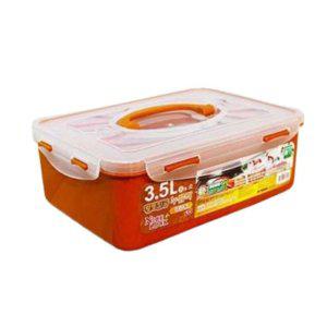 황토 누름락 5호 소 3.5L 1P 장아찌 김치통 보관용기 밀폐용기 김장통