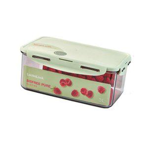 락앤락 비스프리 직사각 밀폐용기 3L 1P 냉장고 반찬통 보관용기