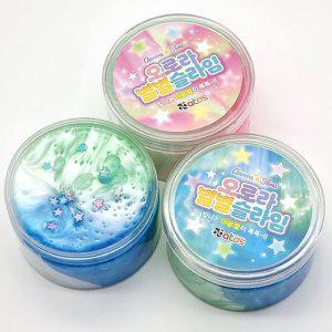 어린이 오로라 야광 슬라임 랜덤 4P 액괴 촉감놀이