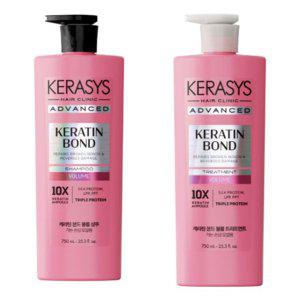 케라시스 케라틴본드 볼륨 샴푸+트리트먼트600ml