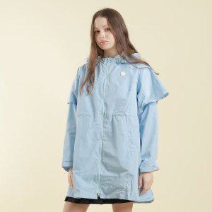 케이프 후드 레인코트