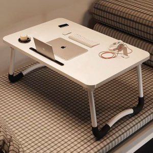 폴딩 접이식테이블 좌식 책상 침대위 캠핑용 미니테이블 보조책상 컵홀더