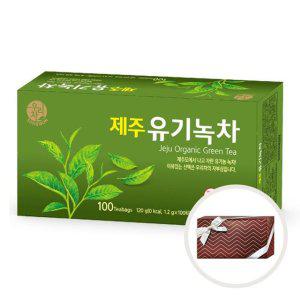 (수제선물포장) 송원 제주유기녹차 100티백