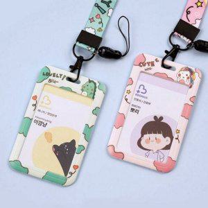 케이스 신분증 공룡 목걸이 사원증 사원증줄 학생증 카드 하드