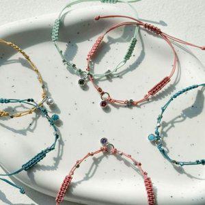 우정 비즈 팔찌 매듭 패션 실팔찌 핸드메이드