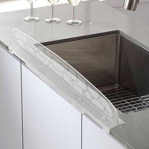 물받이 주방용 물막이 싱크대 가림막 설거지 방지 흡착식