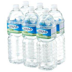묶음 2리터 6개 생수 대용량 가정용
