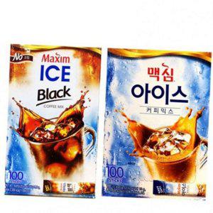 시원한 커피 스틱 여름용 100개입 아이스 찬물용 믹스