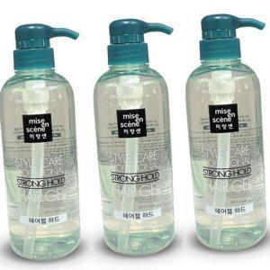 하드 숏 커트용 블럭 강력 헤어젤 스타일링 세팅