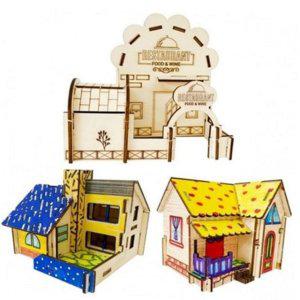 우드 만들기 모델 미니어처 조립식 diy 하우스 조립 집