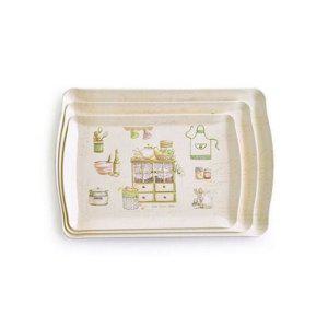 다용도 트레이 모던 쟁반 서빙 홈카페 테이블 멜라민 식탁