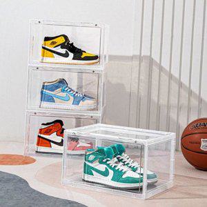 슈케이스 플라스틱 자석 운동화 투명 신발 정리함 보관함 자석슈