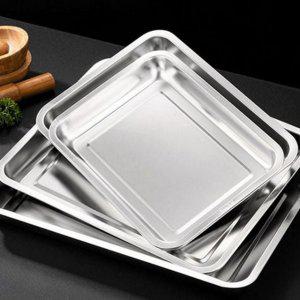 스텐 주방 다용도 트레이 대형 업소용 쟁반 직사각형