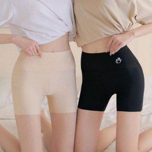 여성 쫀쫀한 반바지 데일리 부드러운 심리스 무봉제 속바지