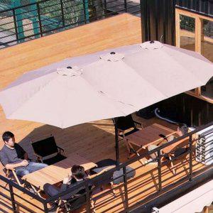 대형 물통 정원 접이식 풀세트 야외 파라솔 테라스