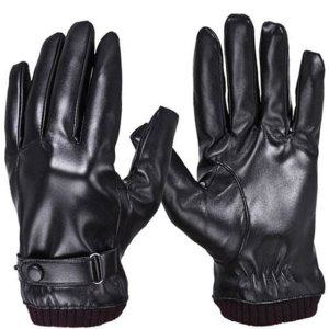 겨울 인조 장갑 데일리 기모 방한용 남성 운전용 가죽