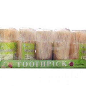 가는 이쑤시개 원형통 개별포장 식탁용 요지 대나무