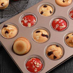 몰드 케이크 베이킹 12구 머핀 오븐용 탄소강 틀